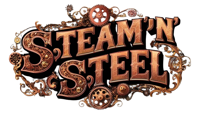 Steampunk-Rollenspiel-Logo