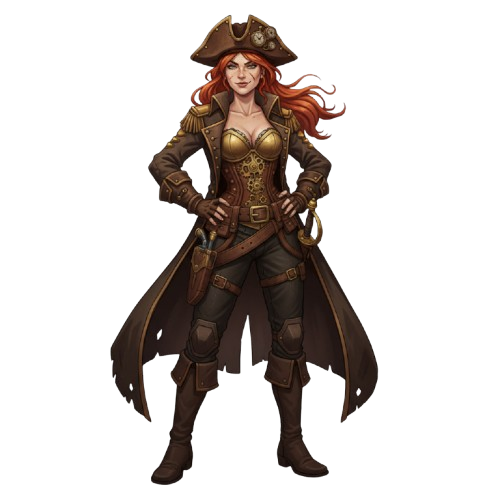steampunk roleplay pirate queen